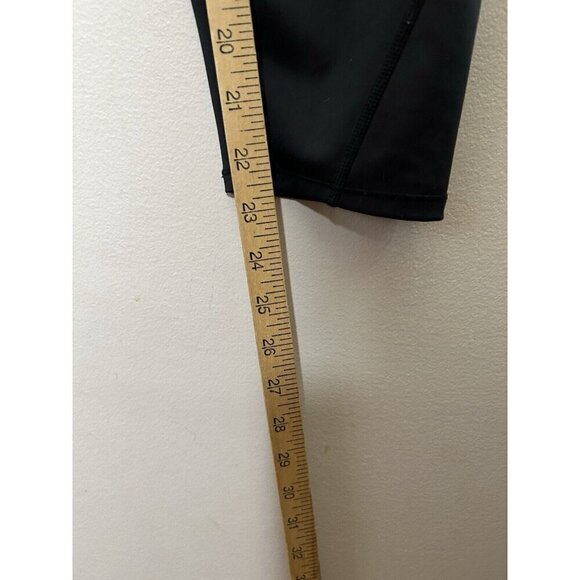 Good American Solid Black Ankle Compression Active Leggings Size 7 - Picture 6 of 8